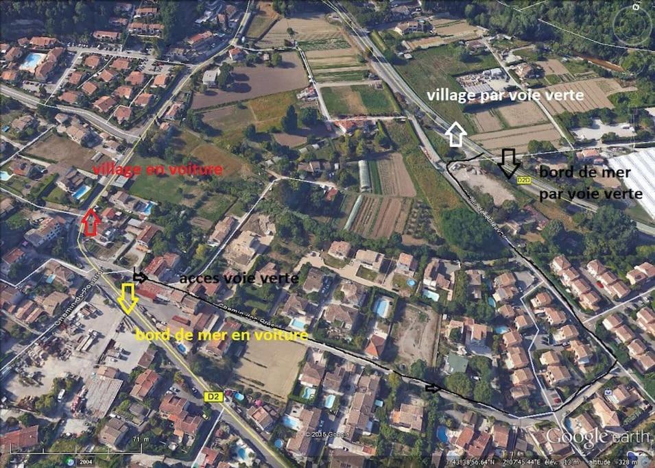 Appart Dans Maison 2 Km De La Plage Villeneuve-Loubet Zewnętrze zdjęcie
